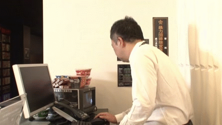 【エロGIF】ネカフェでエッチしてるカップルを脅して彼女を寝取って中出し!?ネカフェ店員が羨ましすぎるwww その7